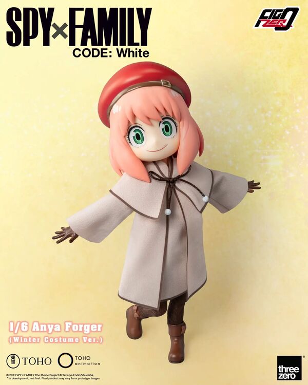 Anya Forger (Winter Costume), Gekijouban Spy × Family Code: White, ThreeZero, Action/Dolls, 1/6